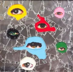 Jim Lambie, Untitled, Mixed media