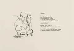 Lucebert, Untitled, engraving on paper Edition 326 of 700 Stamped on verso
