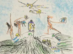 Untitled by Roberto Matta, Lithograph on Arches Edition 58 of 300 Signed by the artist and, sold Nov 2024