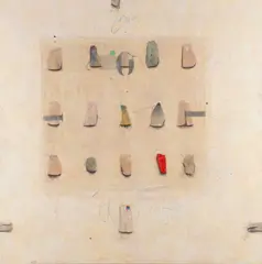 Cole Morgan, Untitled, Mixed media on canvas