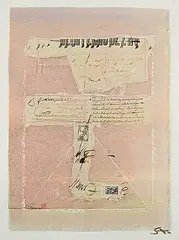 Stephen Andrews, Untitled - Say in Secret, 1981, mixed media on paper
