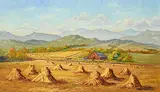 Marion E. Barker, Untitled - Last Days of Summer, oil on canvas