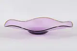 Ryan Bavin, Untitled - Purple Bowl with Gold Trim, 1997, glass sculpture