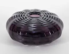 Ryan Bavin, Untitled - Small Purple Vase, 1998, glass sculpture
