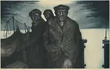 David Blackwood, Captain Ned Bishop with Officers On the Bridge of the S.S. Eagle #Artist's Proof