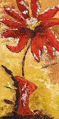 Rachelle Brady, Sunburst, 2020, acrylic on canvas
