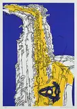 Dennis Burton, Horny Business #6/40, 1982, colour lithograph on paper