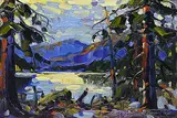 Rod Charlesworth, Blue Hills, oil on canvas