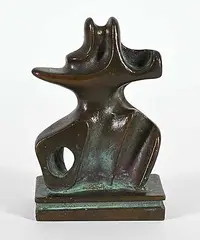Jean-Guy Dallaire, Abstract No. LVIII, 1984, bronze sculpture