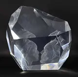 Frederick Elliot Hart, Untitled - The Kiss #334/650, 2000, clear acrylic resin sculpture