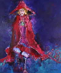 Angela Morgan, Don't Stray From the Pack, 2011, oil on canvas