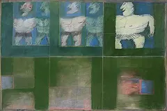 Madeleine Morin, Untitled - Les Champs Verts, 1981, pastel on paper