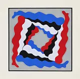 Katie von der Ohe, Untitled - Many People, 1977, silkscreen on paper