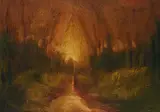 Linda O'Neill, Ephemeral Series, 1996, oil on paper