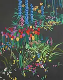 James Stanford Perrott, Untitled - Floral Collage, collage on paper