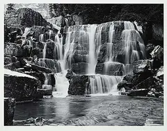 Craig Richards, Giant Steps, Paradise Valley [Banff National Park] #25/30, 1981, black and white photograph on paper