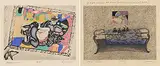 Noboru Sawai, Embrace #8/75 / Four Fruits #proof, colour etching on paper