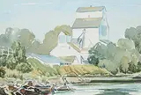 Margaret Shelton, Okotoks, watercolour on paper