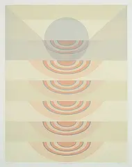 Tony Tascona, Wave After Wave #53/75, 1978, colour silkscreen on paper