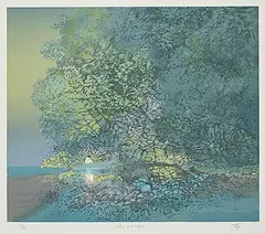 Thep Thavonsouk, A Place for Dreams #92/350, colour silkscreen on paper