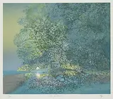 Thep Thavonsouk, A Place for Dreams #92/350, colour silkscreen on paper