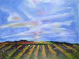 Kathleen Turnbull, Road to Saskatoon, 2007, acrylic on canvas