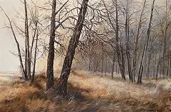 Mathew Wong, Untitled - Serenity in Fish Creek, oil on canvas
