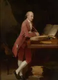 George Richmond Ra, Portrait Of Johann Christian Fischer (1733-1800), oil on canvas