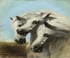 The Pharoah’S Horses (After John Frederick Herring Sr) by Ben Herring Jr, oil on canvas, sold Dec 2025