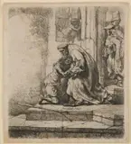 Rembrandt van Rijn, The Return Of The Prodigal Son (B.91), 1636, etching