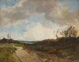 James Webb, A View Near Hastings, oil on panel