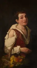 George Lance, Fruit Seller, 1895, oil on canvas