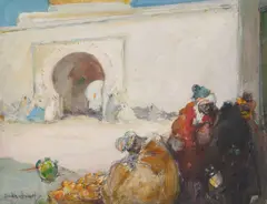 Dudley Hardy, The Noon Day Rest, watercolour on paper