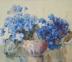 Ethel Hall, Still Life, watercolour on paper
