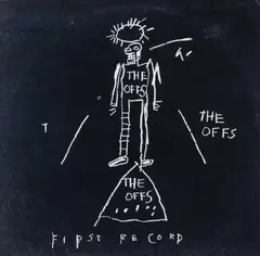 Jean-Michel Basquiat, The Offs, Album Cover, silkscreen