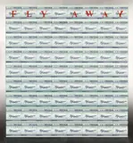 Santiago Montoya, Fly Away Ii, acrylic ink and paper money on stainless steel