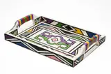 Esther Mahlangu, Untitled (Tray With Ndebele Pattern)