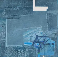 Mohammad Muhraddin, Untitled, mixed media on canvas