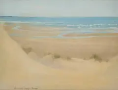 William Stott, Sparkling Sea, pastel on paper
