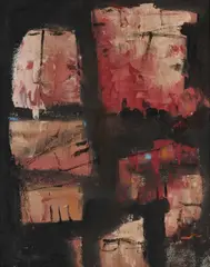 Fateh Moudarres, Untitled, oil on canvas