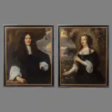 Jan Mijtens, paar pendantportretten, 1661
