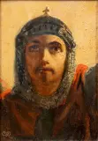 Charles Rochussen, Kruisvaarder, oil on panel