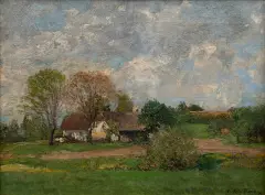 Victor Mytteis, landschap met boerderij