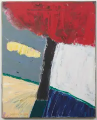 Harrie Gerritz, abstracte voorstelling, 1990, oil on panel