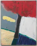 Harrie Gerritz, abstracte voorstelling, 1990, oil on panel