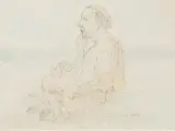 Co Westerik, Aan het strand, 1985, watercolor