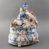 Nicolas Dings, Geblesseerde schilder, ceramic