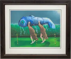 Dolf Zwerver, Nachtvis, 2005, lithograph XI/XX