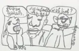 Herman Brood, drie figuren