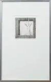 Dolf Zwerver, meisje en eenhoorn, etching 15/75